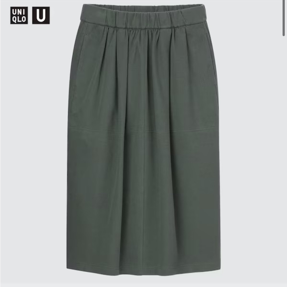 Uniqlo Jersey Midi Skirt